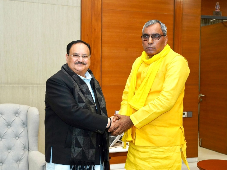 जेपी नड्डा से मिले ओपी राजभर, यूपी सरकार में मंत्री मंडल विस्तार होने पर बनेंगे मंत्री?