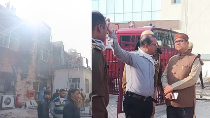 लखनऊ के PGI हॉस्पिटल में लगी भीषण आग, 1 की मौत, 6 फायर ब्रिगेड मौके पर